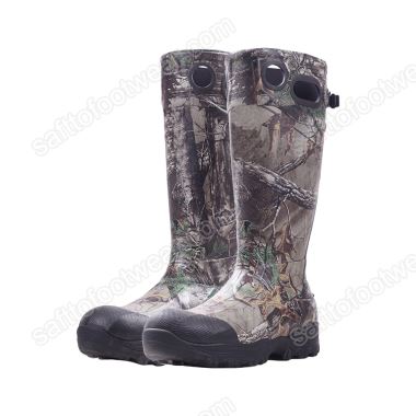 Camouflage Rubber Hunting Boots