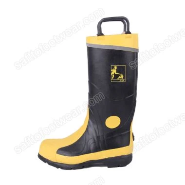 Insulated Rubber Firefighter Boots