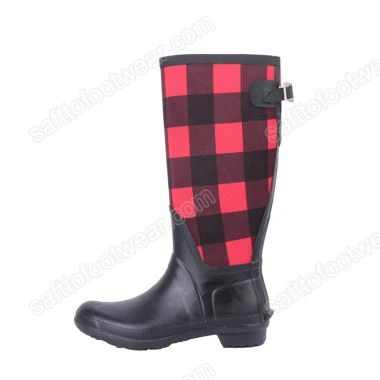 Ladies Warm Neoprene Rain Boots