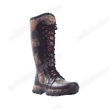 Mountain Lace up Rubber Hunting Boots